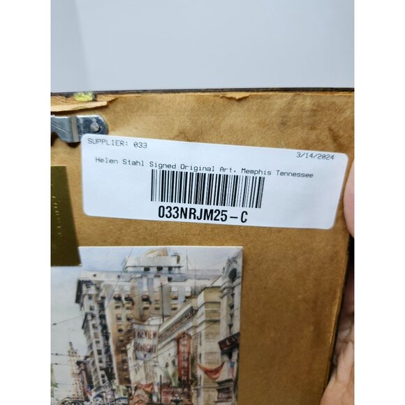 HELEN STAHL SIGNED ORIGINAL PRINT MEMPHIS - Picture 3 of 7